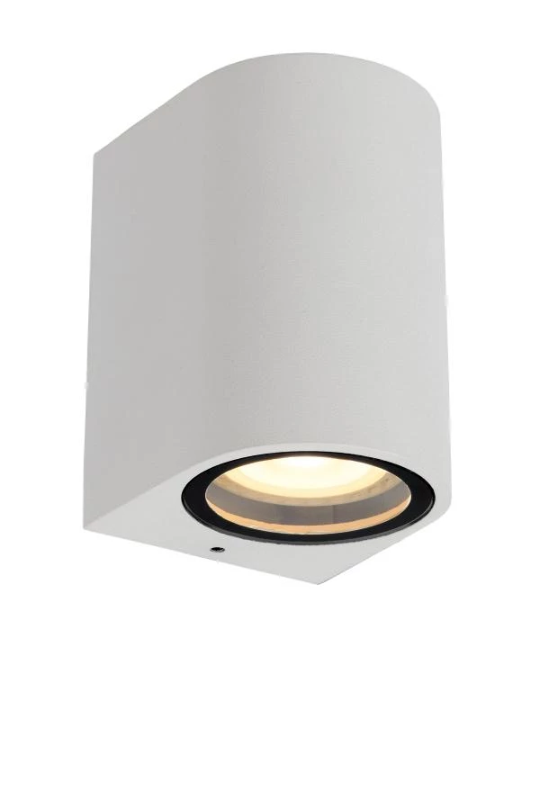 lucide Lucide ZARO - Wandspot / Wandlamp Binnen/Buiten - 1xGU10 - IP44 - Wit