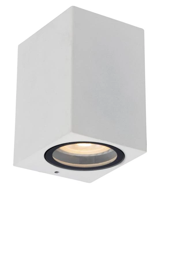lucide Lucide ZARO - Wandspot / Wandlamp Binnen/Buiten - 1xGU10 - IP44 - Wit