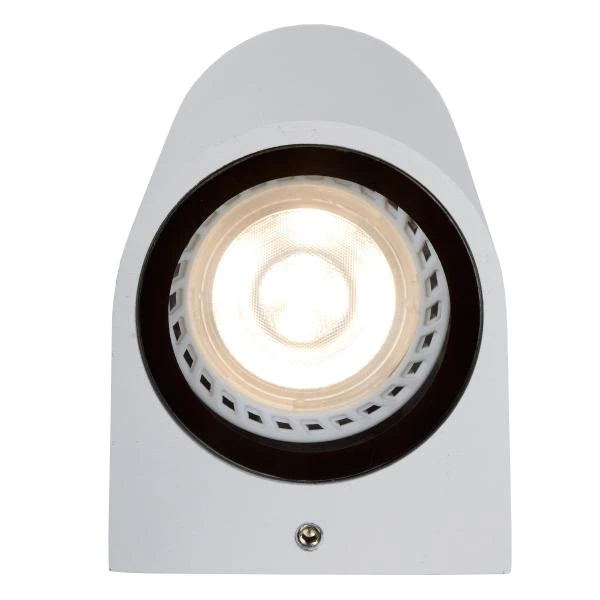 Lucide Lucide ZARO - Wandspot / Wandlamp Binnen/Buiten - 2xGU10 - IP44 - Wit