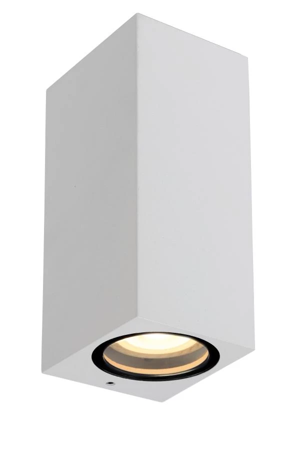 lucide Lucide ZARO - Wandspot / Wandlamp Binnen/Buiten - 2xGU10 - IP44 - Wit