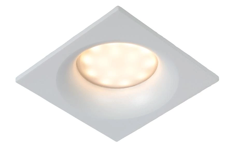 lucide Lucide ZIVA - Inbouwspot Badkamer - 1xGU10 - IP44 - Wit