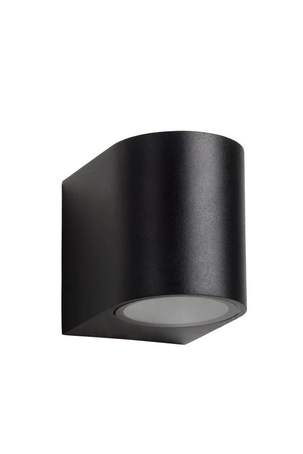 Lucide Lucide ZORA-LED - Wandspot / Wandlamp Binnen/Buiten - LED Dimb. - GU10 - 1x5W 3000K - IP44 - Zwart