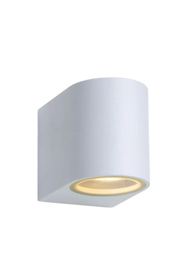 lucide Lucide ZORA-LED - Wandspot / Wandlamp Binnen/Buiten - LED Dimb. - GU10 - 1x5W 3000K - IP44 - Wit