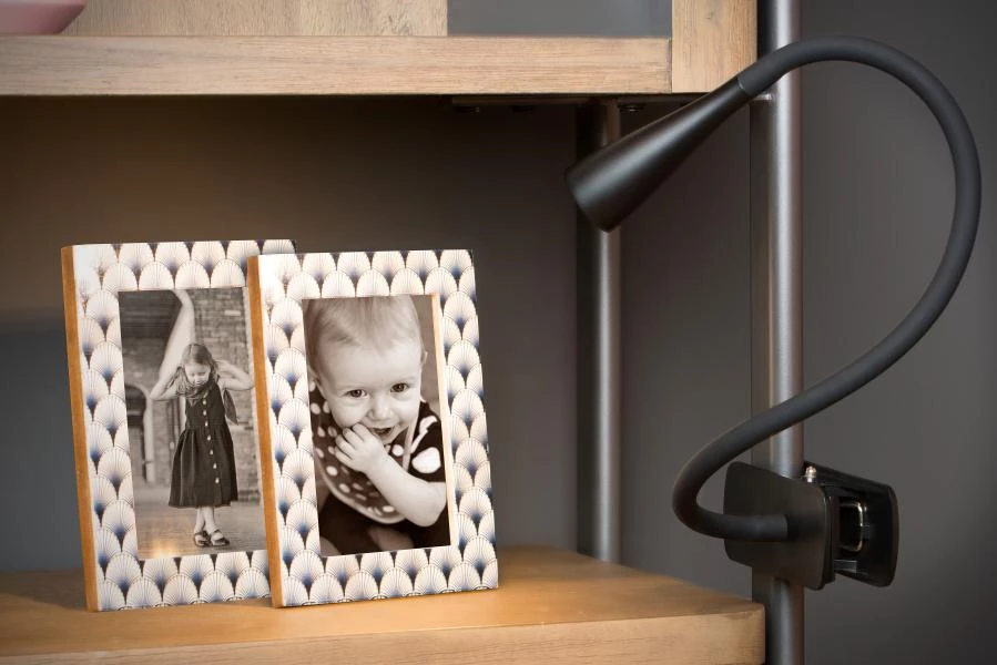 Lucide Lucide ZOZY - Klemlamp - LED 3 StepDim - 1x4W 3000K - Zwart