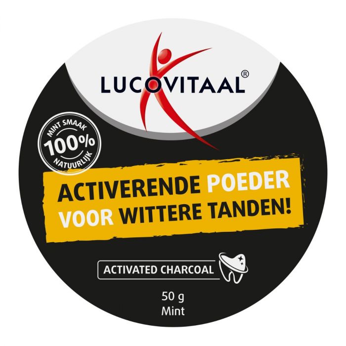 Lucovitaal Activated Charcoal Houtskoolpoeder 50 Gram