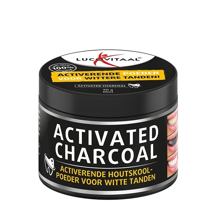 lucovitaal Activated Charcoal Houtskoolpoeder 50 gram