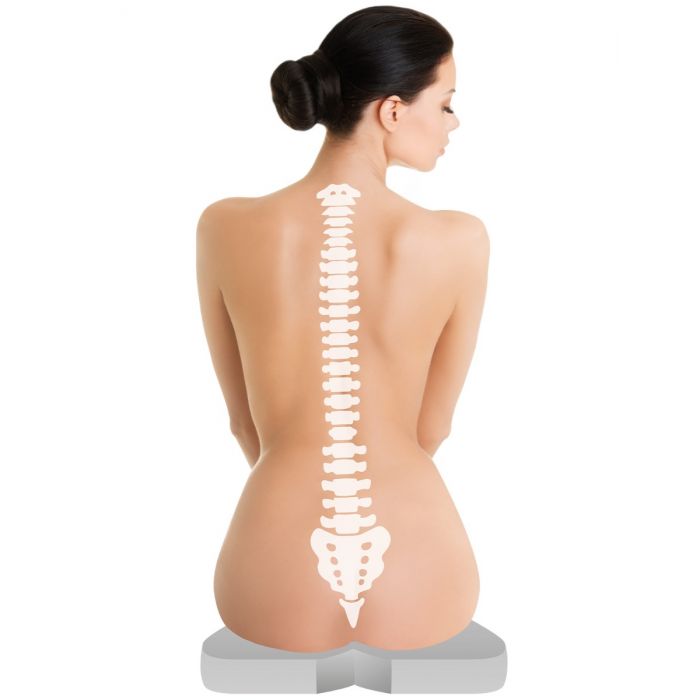 Lucovitaal Bamboe Steun Zitkussen 37 Cm X 46 Cm X 8 Cm