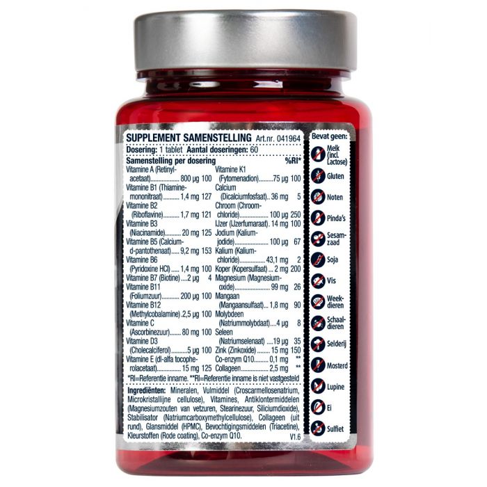 Lucovitaal Collageen Multi Vitamine Compleet 60 Tabletten