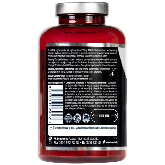 Lucovitaal Glucosamine Chondroïtine MSM 100 Tabletten