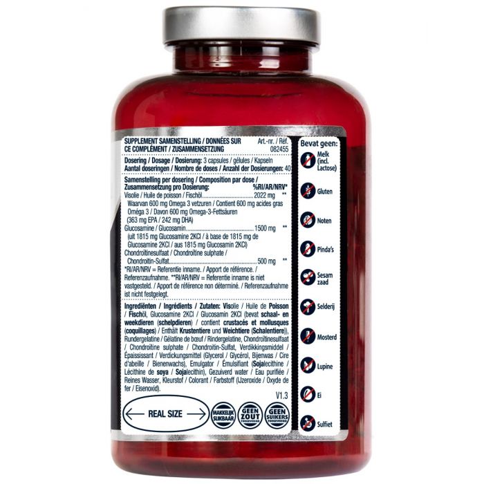 Lucovitaal Glucosamine Chondroïtine Visolie 120 Capsules