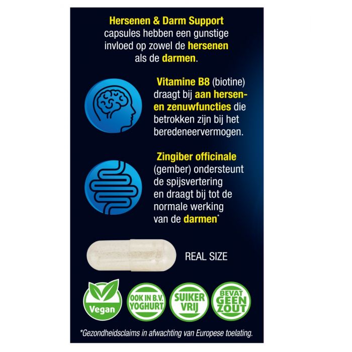 Lucovitaal Hersenen & Darm Support Bioticomel 30 Capsules