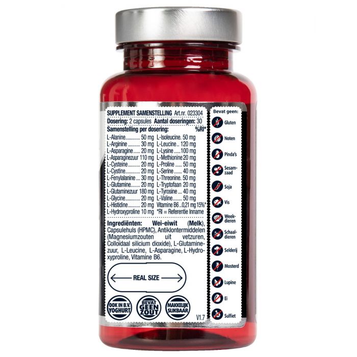 Lucovitaal Alle 22 Aminozuren Compleet 60 Capsules