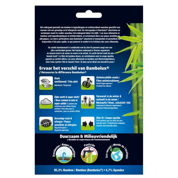 Lucovitaal Bamboe Boxershort MAAT S