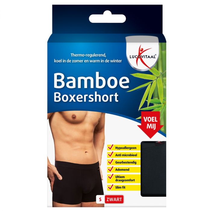 lucovitaal Bamboe Boxershort MAAT S