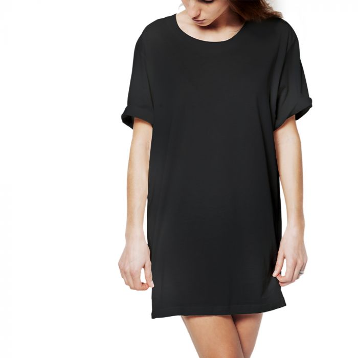 Lucovitaal Bamboe Nachthemd Zwart