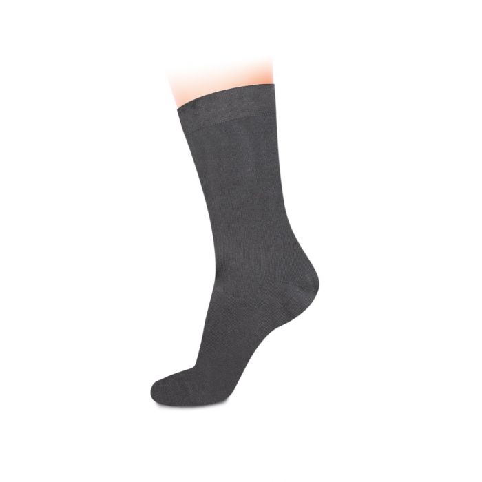 Lucovitaal Bamboe Sok Lang Antraciet 3 Paar