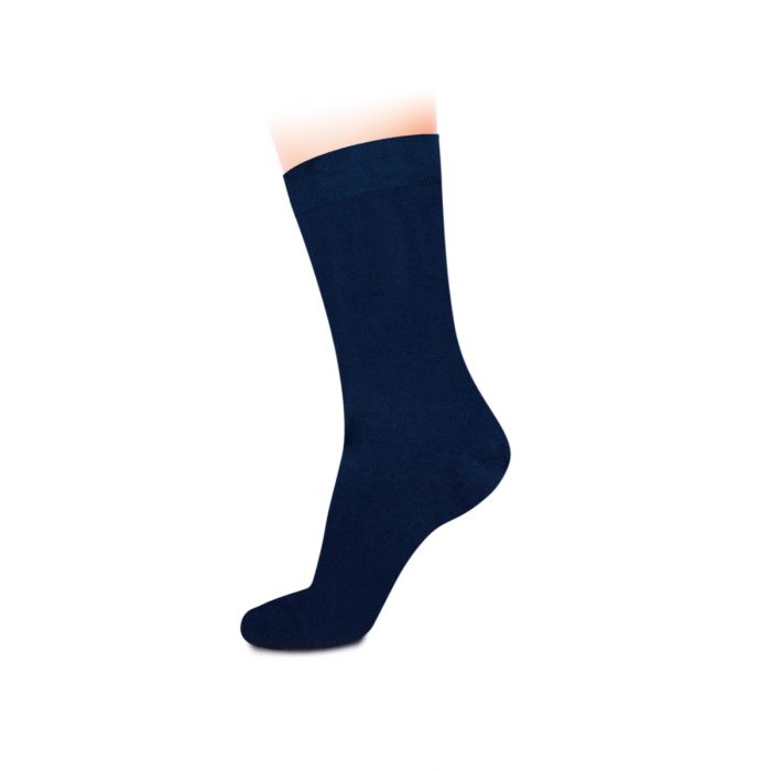 Lucovitaal Bamboe Sokken Lang Blauw 3 Paar