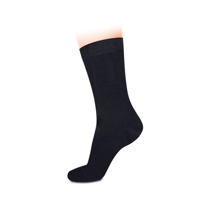 Lucovitaal Bamboe Sokken Lang Zwart 3 Paar