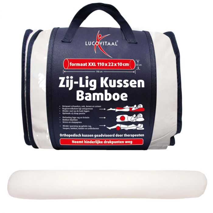 Lucovitaal Bamboe Zij-Lig Kussen