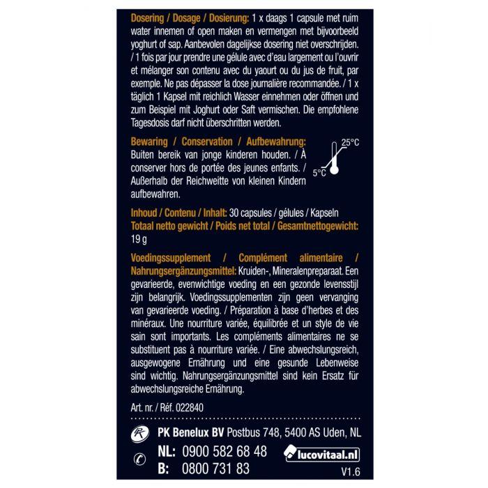 Lucovitaal Bloedsuikerspiegel 30 Capsules