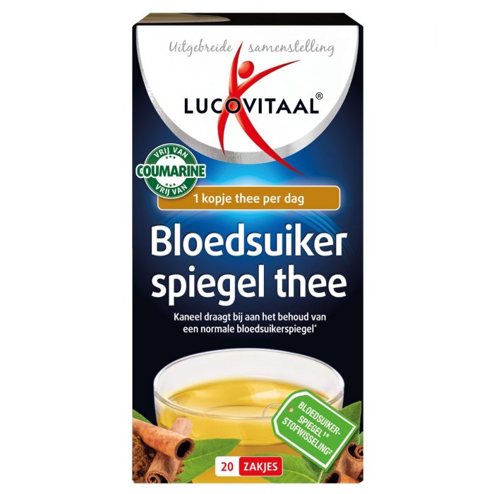lucovitaal Bloedsuikerspiegel thee 20 zakjes