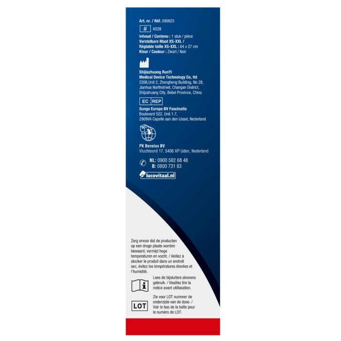 Lucovitaal Brace Knie Koper