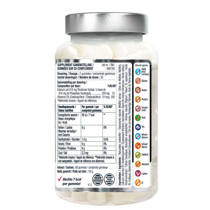 Lucovitaal Calcium D3 Gummies Suikervrij