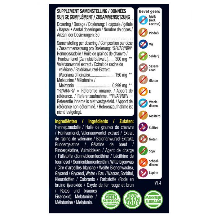 Lucovitaal Cannabis Sativa & Valeriaan 30 Capsules