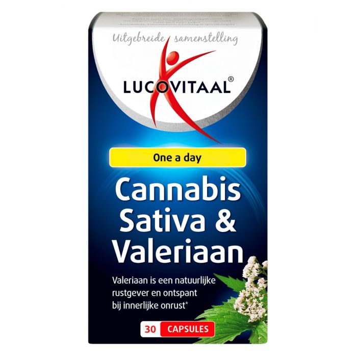 lucovitaal Cannabis Sativa & Valeriaan 30 capsules