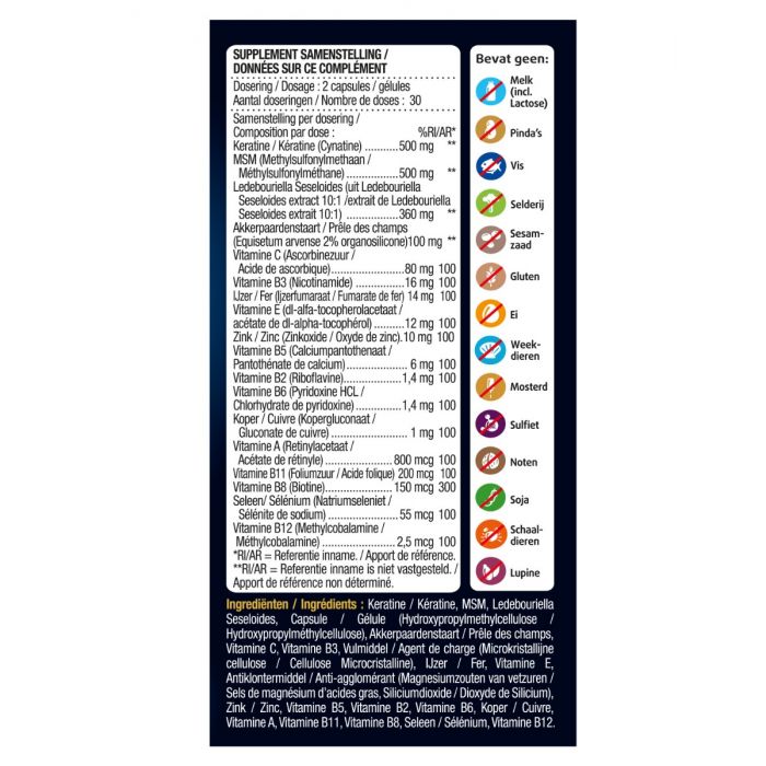 Lucovitaal Complex Met Keratine