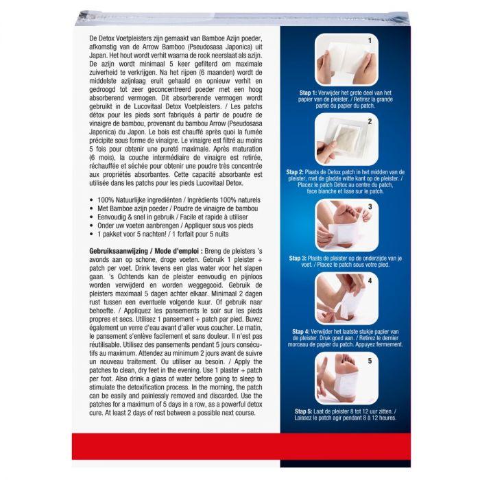 Lucovitaal Detox Voetpleisters