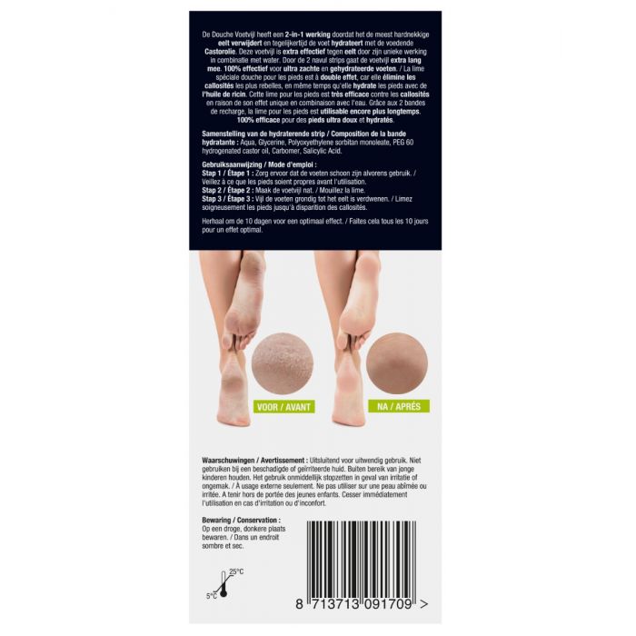 Lucovitaal Douche Voetvijl 1 Stuk