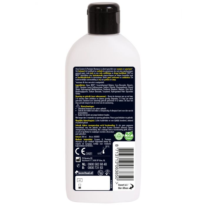 Lucovitaal Eczeem Psoriasis Shampoo 200 Ml