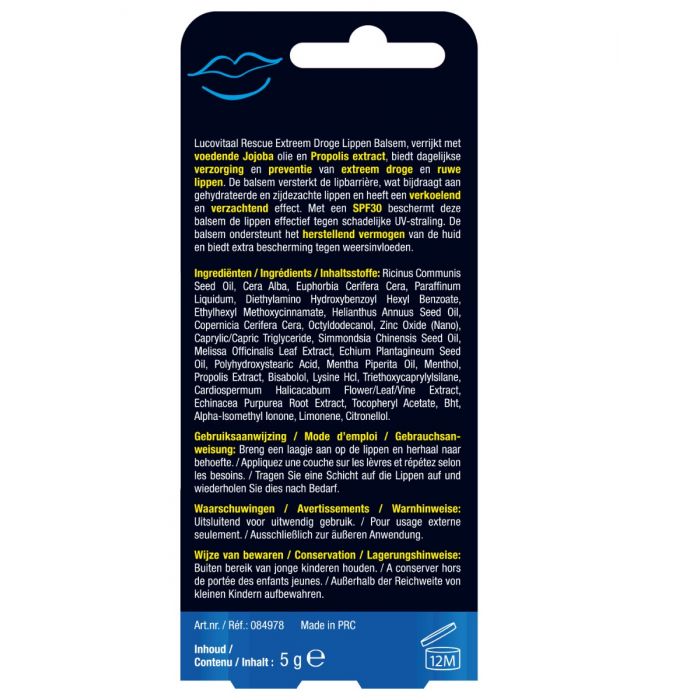 Lucovitaal Extreem Droge Lippen Balsem