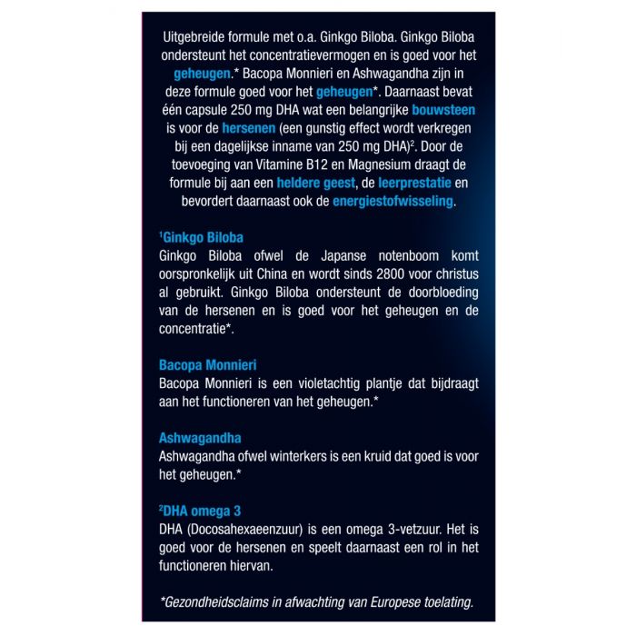 Lucovitaal Geheugen & Concentratie 30 Capsules