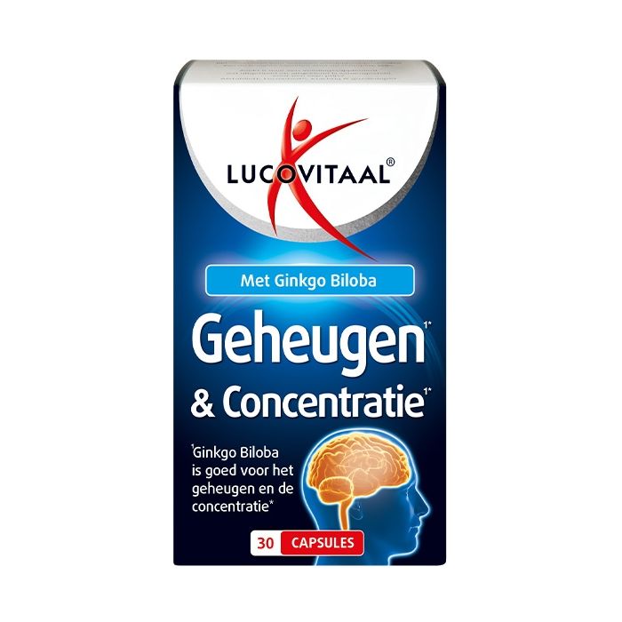 lucovitaal Geheugen & Concentratie 30 capsules