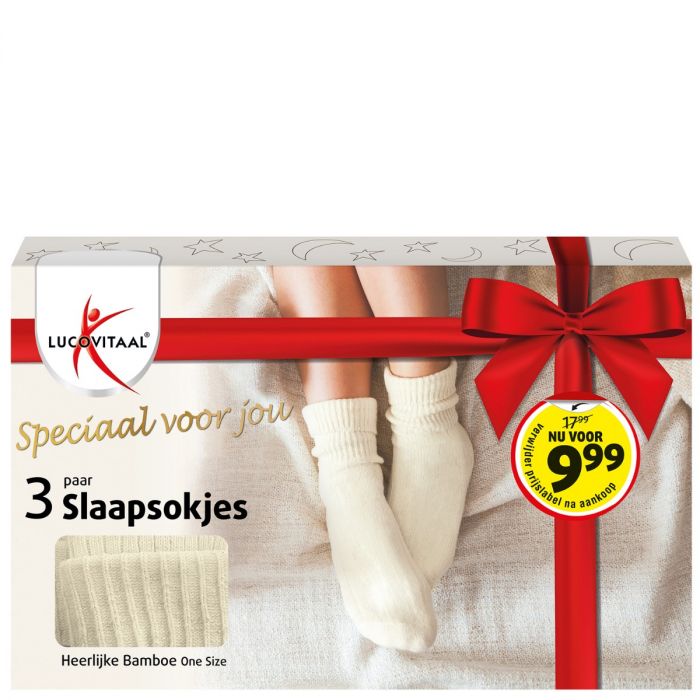 lucovitaal Giftbox Slaapsokjes 3 paar