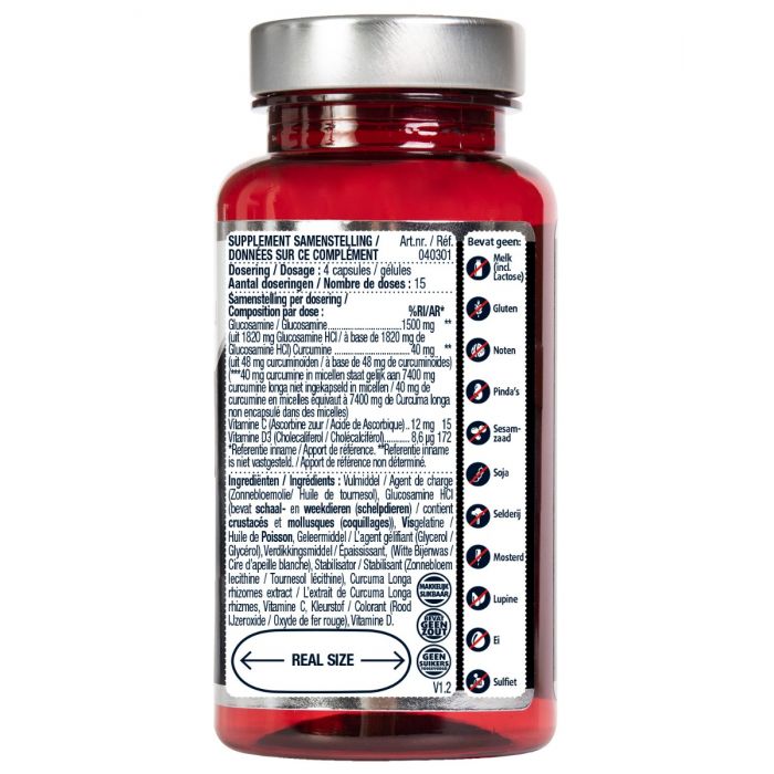 Lucovitaal Glucosamine Curcumine 60 Capsules