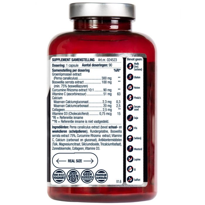 Lucovitaal Groenlipmossel 90 Capsules MAXI POT