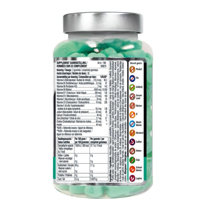 Lucovitaal Haar Vitamines Gummies Suikervrij