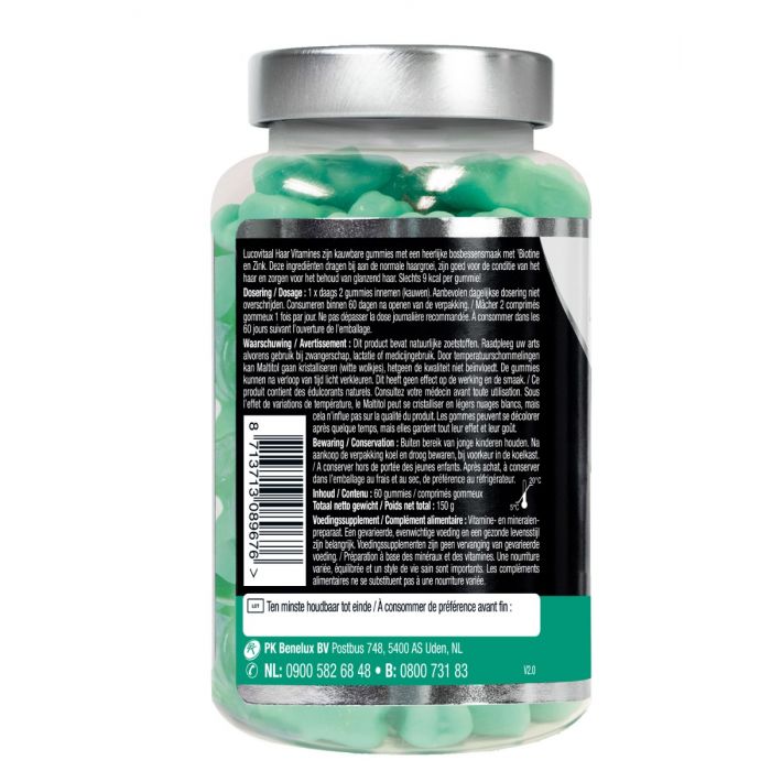 Lucovitaal Haar Vitamines Gummies Suikervrij