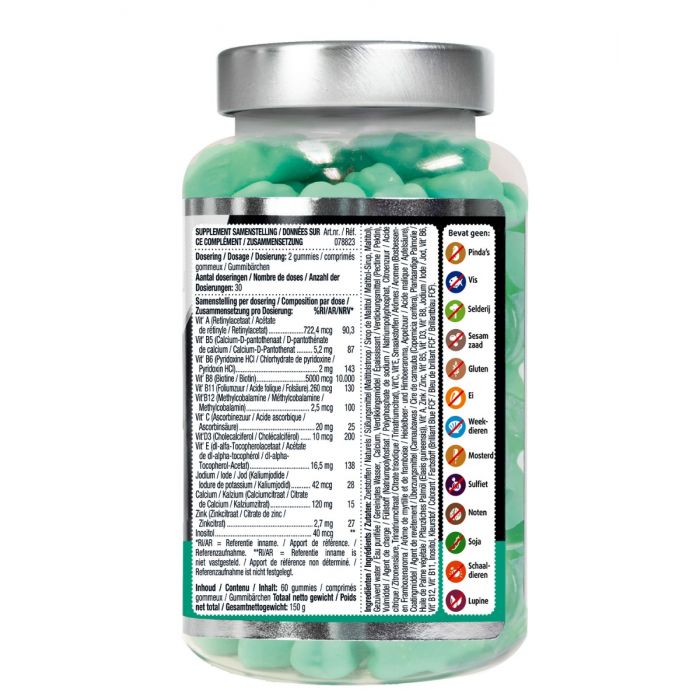 Lucovitaal Haar Vitamines Gummies Suikervrij