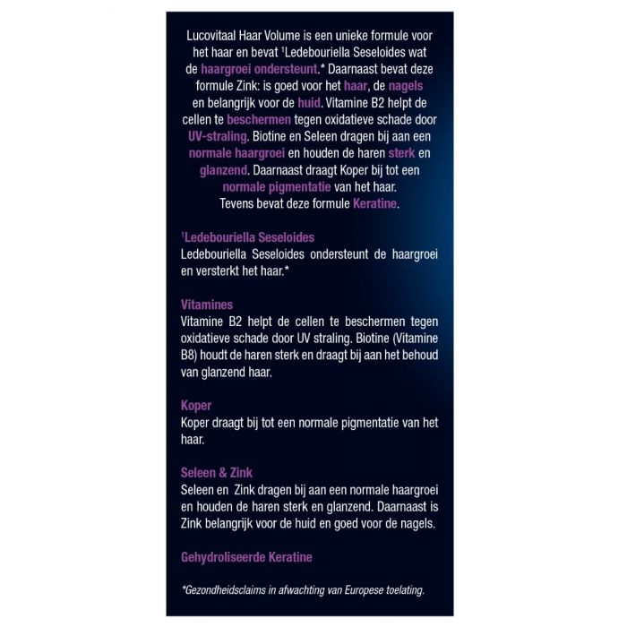 Lucovitaal Haar Volume 120 Capsules