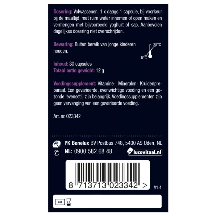 Lucovitaal Haar Volume 30 Capsules