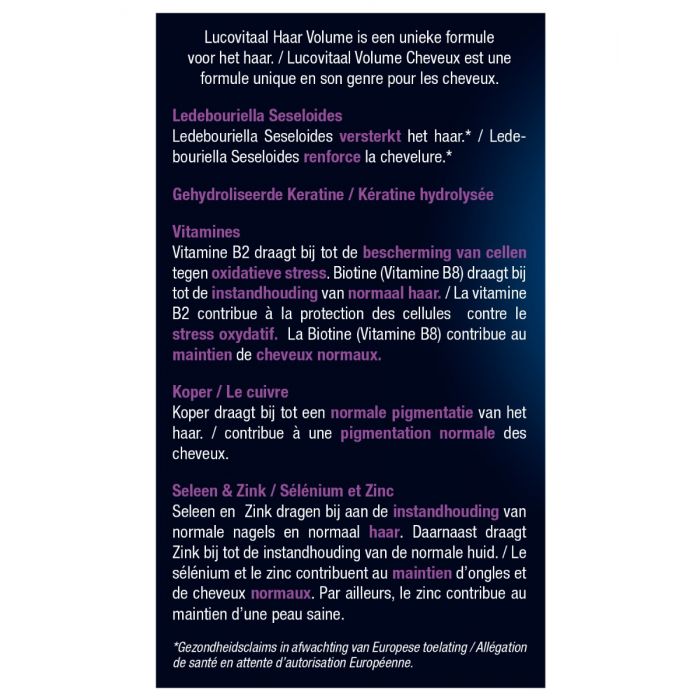Lucovitaal Haar Volume 30 Capsules