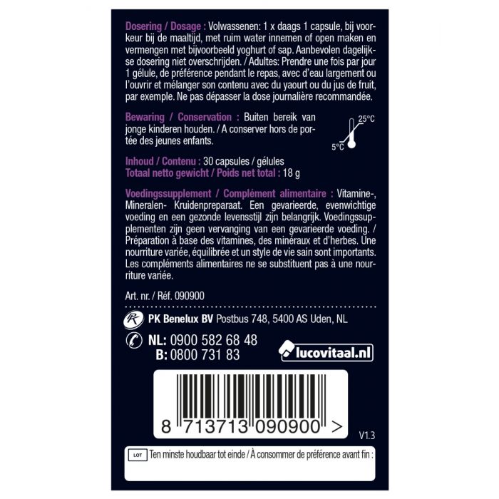 Lucovitaal Haar Volume 30 Capsules