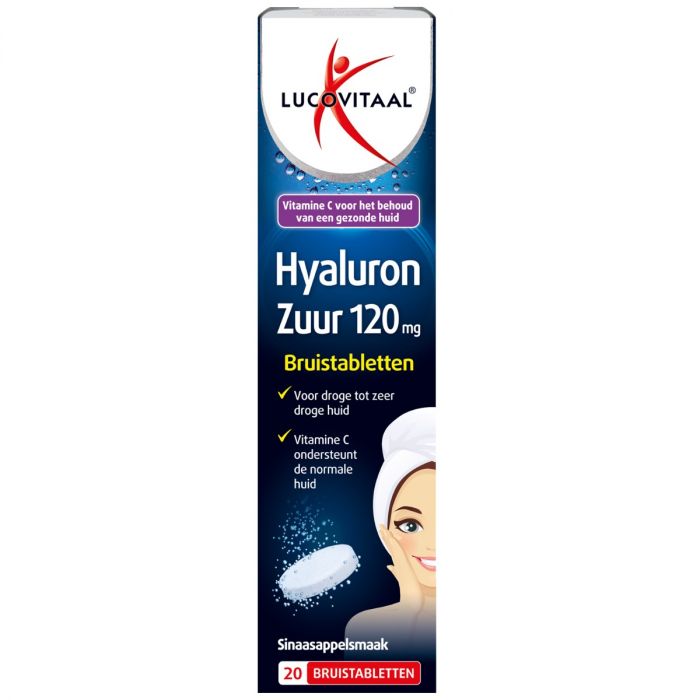 lucovitaal Hyaluronzuur 120 mg Bruistabletten
