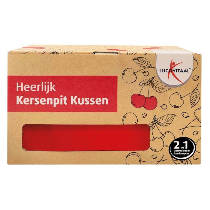 lucovitaal Kersenpit Kussen Vierkant