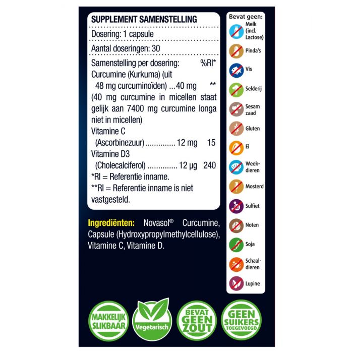 Lucovitaal Kurkuma X-tra Krachtig 30 Capsules