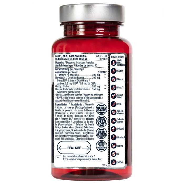 Lucovitaal L-Theanine Omega 3 90 Capsules